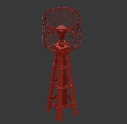 Radial Cage 3D model_2