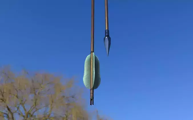 Arrow Game Ready arrows in sky