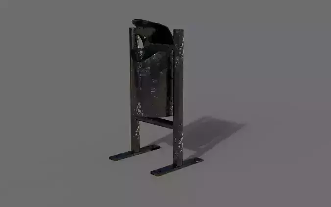 Trash Can PBR Game Ready