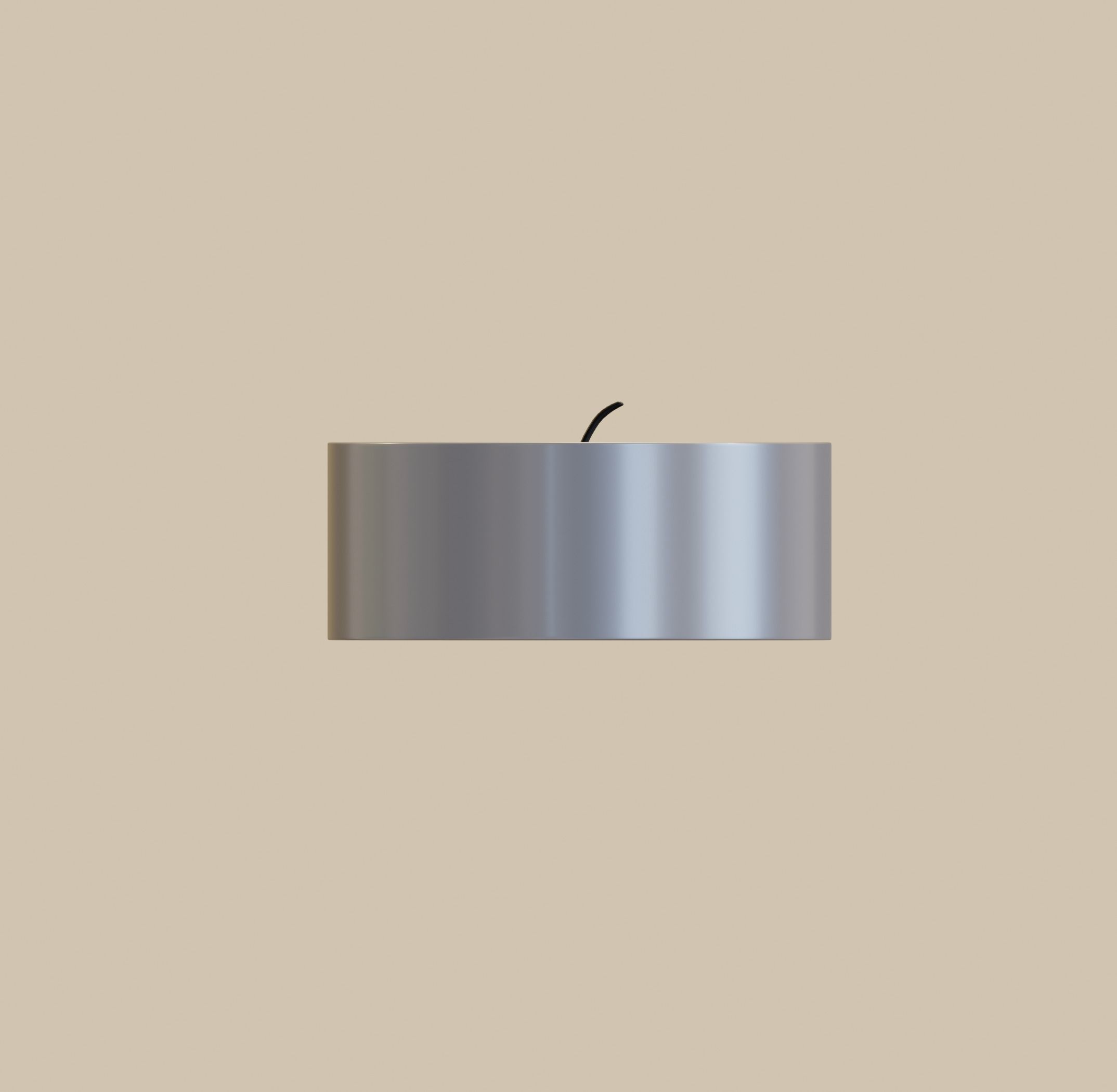 Tealight Candle 3D model_1