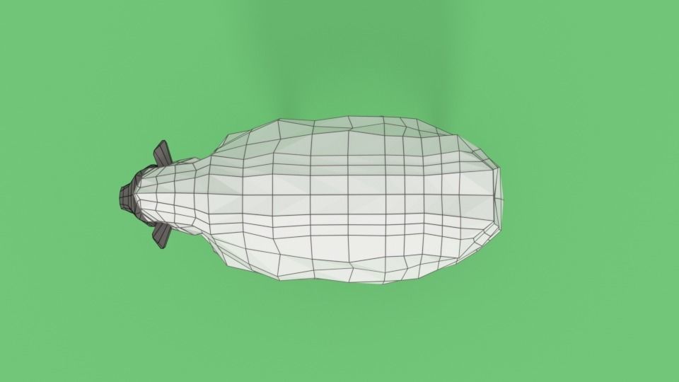 Low Poly Cartoon Sheep Low-poly 3D model_15