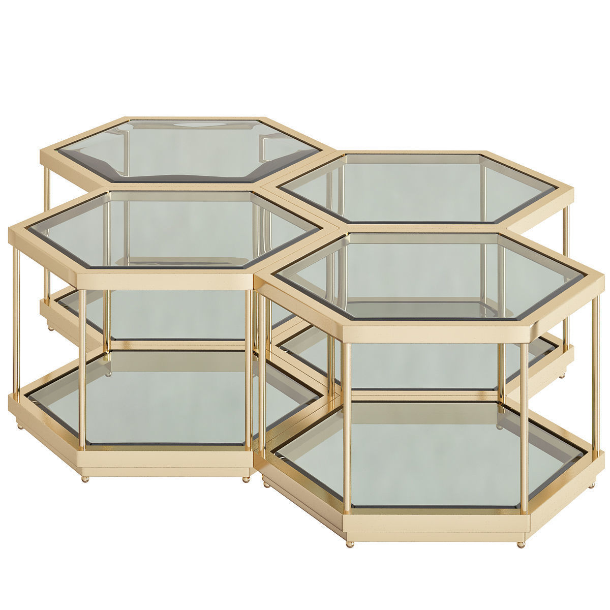 Coffee table - Side table Collection 40 Pieces 3d model 3D model_6