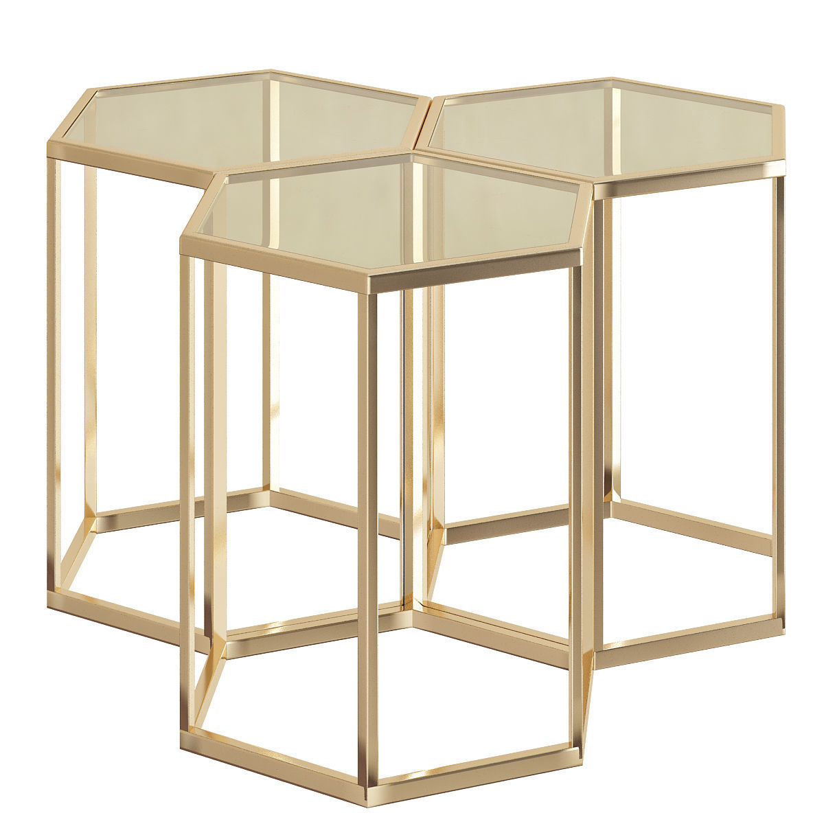 Coffee table - Side table Collection 40 Pieces 3d model 3D model_7