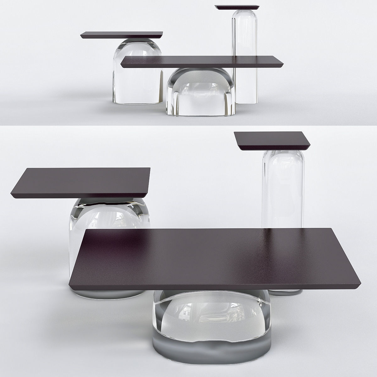 Side table-coffe table Collection 50 Pieces 3d model 3D model_2