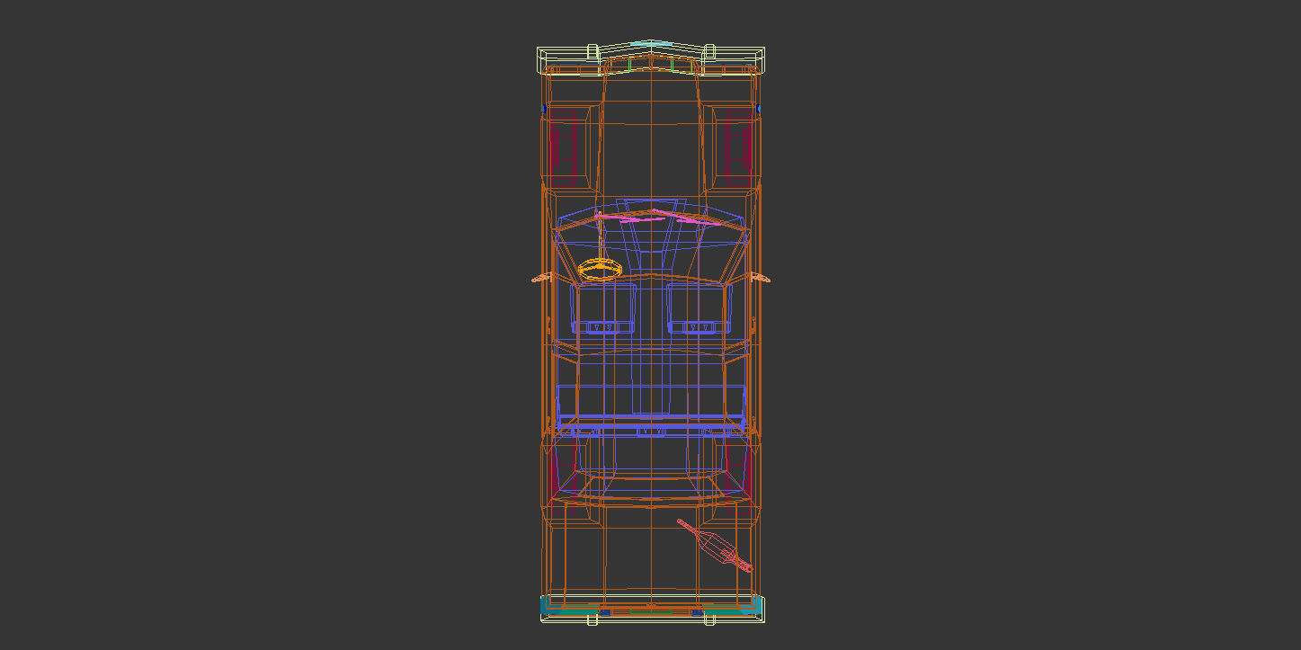 Low Poly Sedan Car 04 Low-poly 3D model_17
