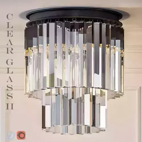 1920S Odeon Clear Glass II  3D model