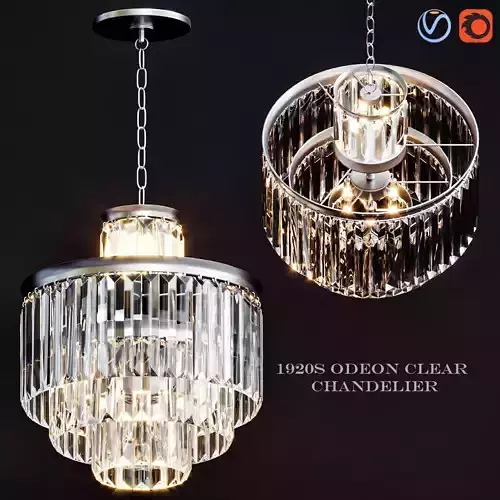 RH 1920s Odeon Clear vrey 3D model