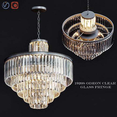 RH 1920s Odeon Clear vrey 3D model