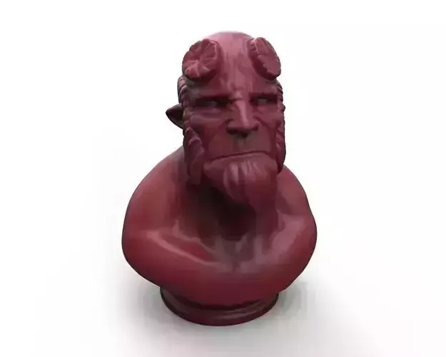 Hellboy concept bust