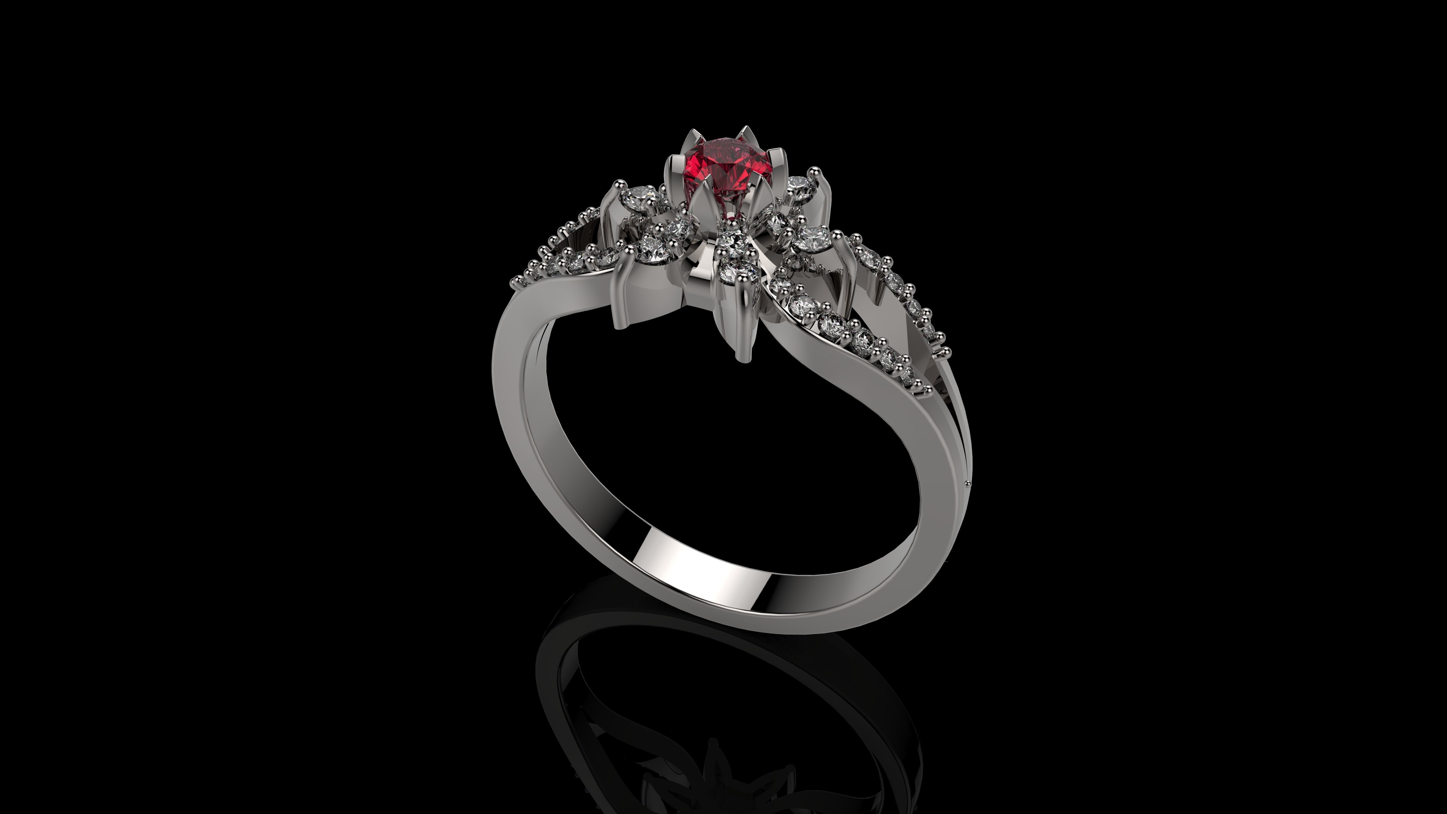 M RINGS N22 3D print model_3