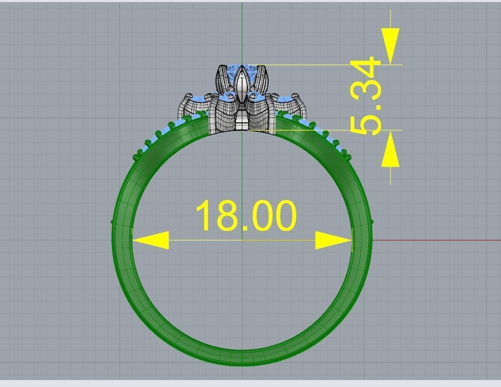 M RINGS N22 3D print model_9