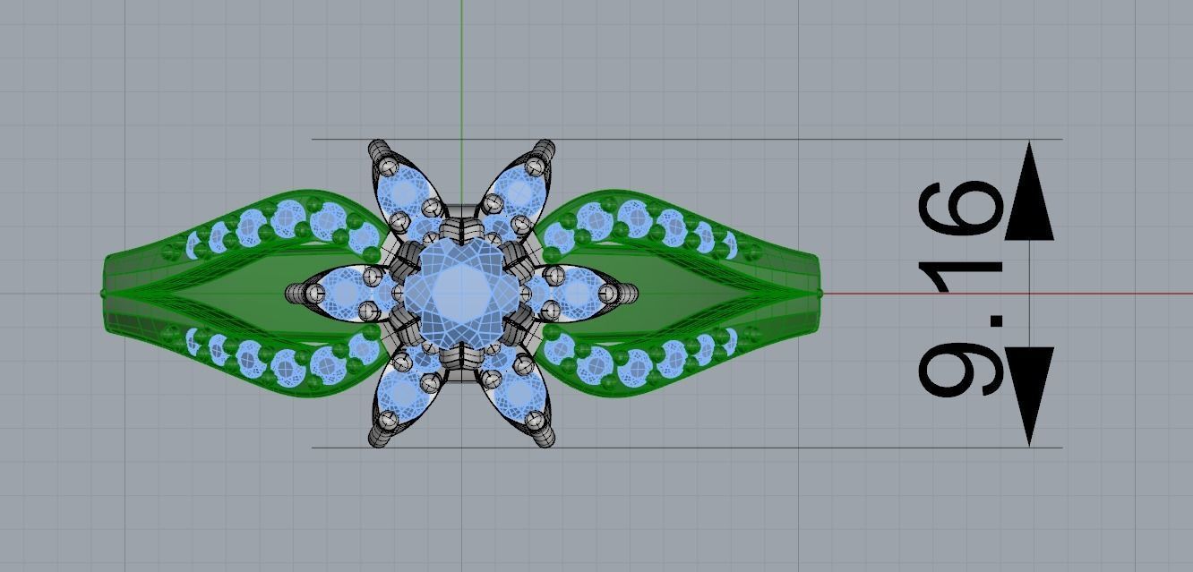 M RINGS N22 3D print model_8