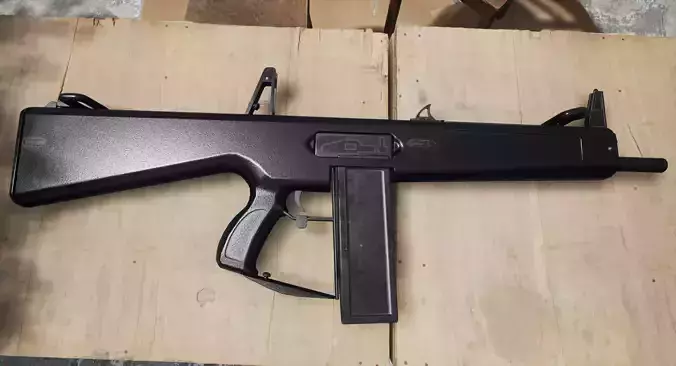 AA-12 3D Model Shotgun Low-poly 3D model
