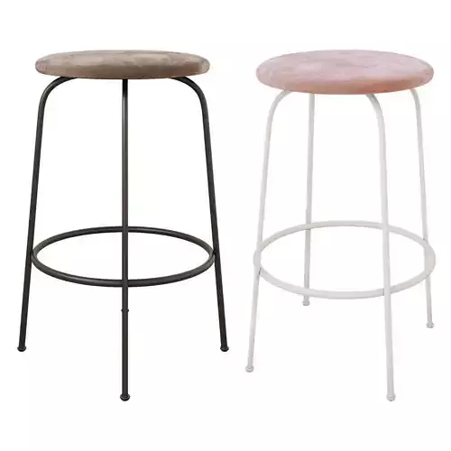 Afteroom Counter Stool Low-poly 3D model