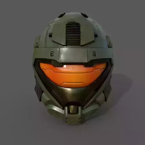 Helmet scifi military 3d model