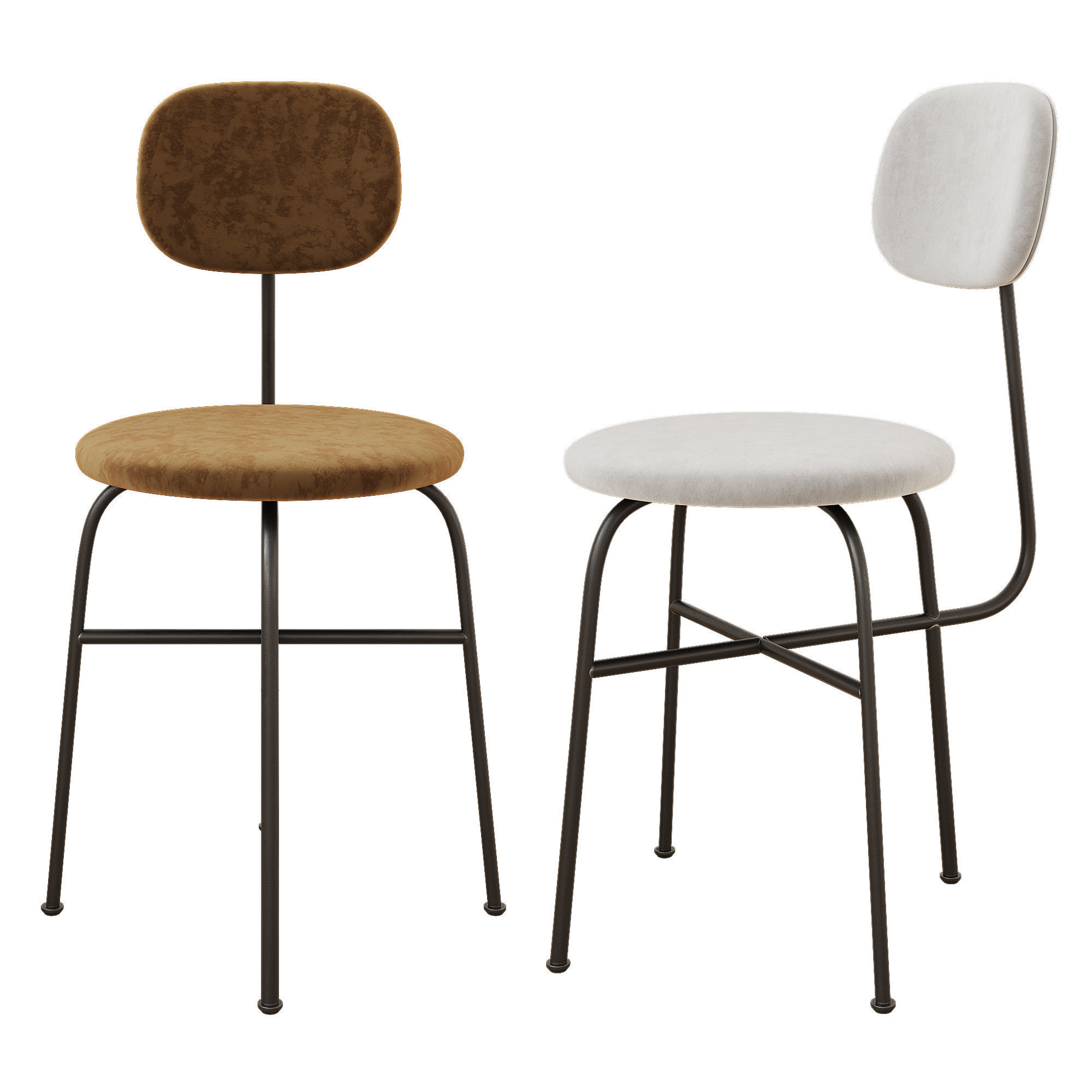 Afteroom Dining Chair Low-poly 3D model_1