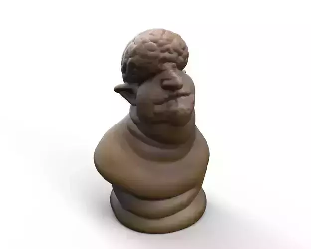 Artistic creature bust concept