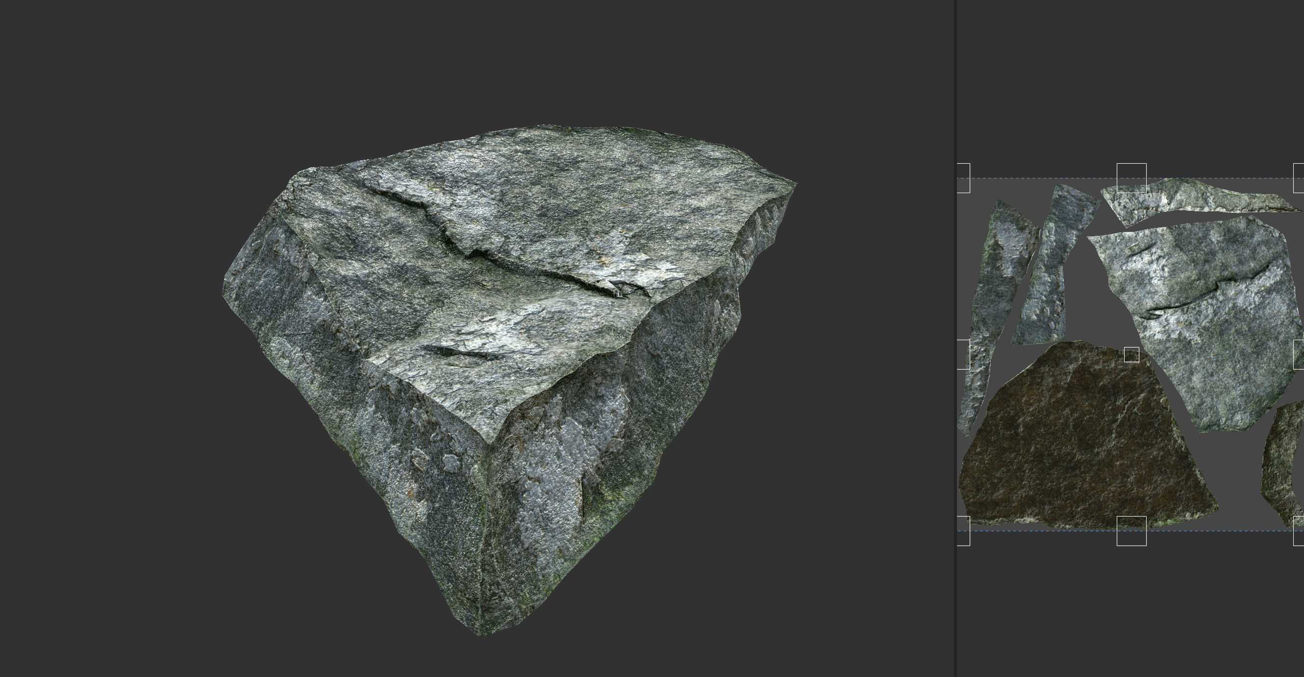 Stone 06 Set 01 PBR Low-poly 3D model_26