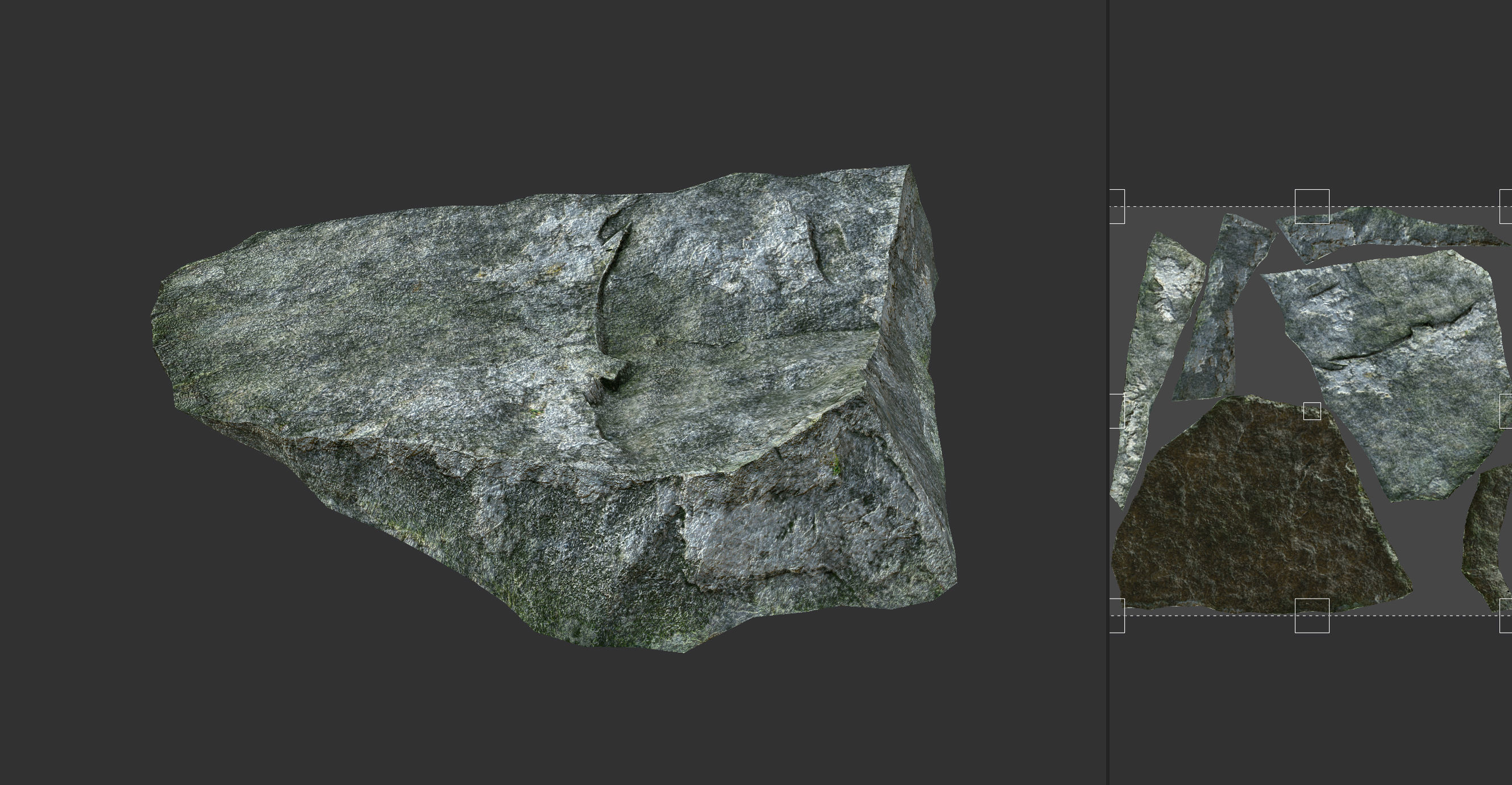 Stone 06 Set 01 PBR Low-poly 3D model_27