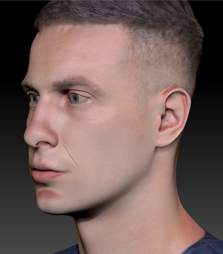 Medical doctor with PBR tex animated in 5 styles Low-poly 3D model_10