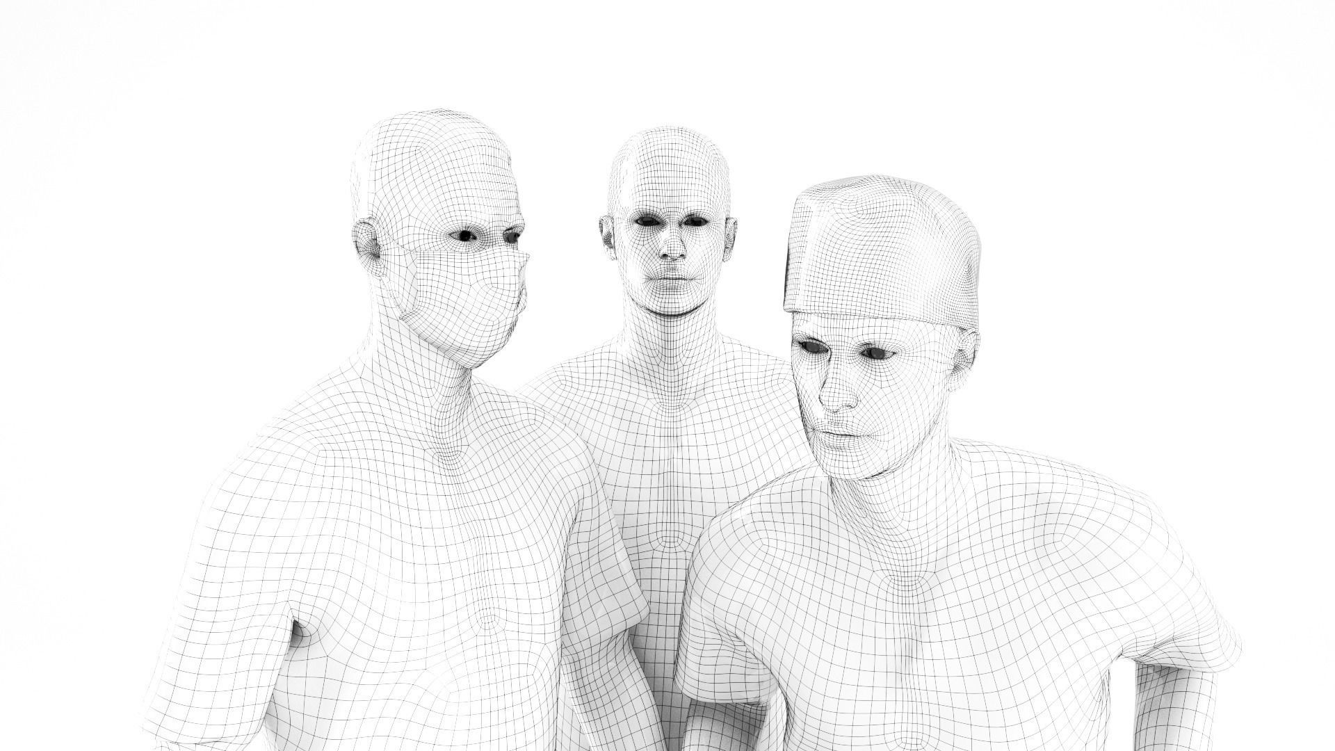 Medical doctor with PBR tex animated in 5 styles Low-poly 3D model_12