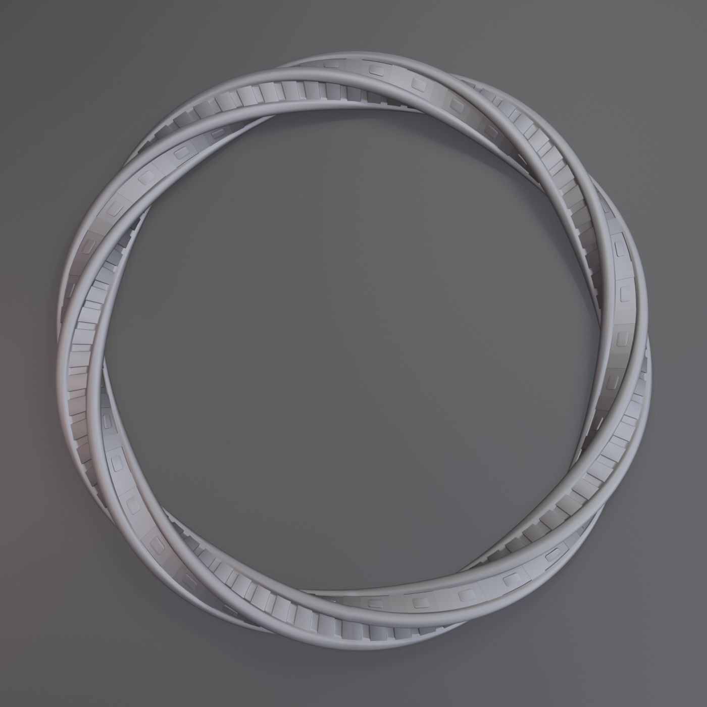 Twisted ring 3D print model_2