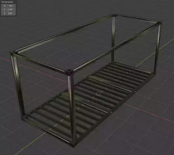 Basic Intermodal Shipping Container Frame