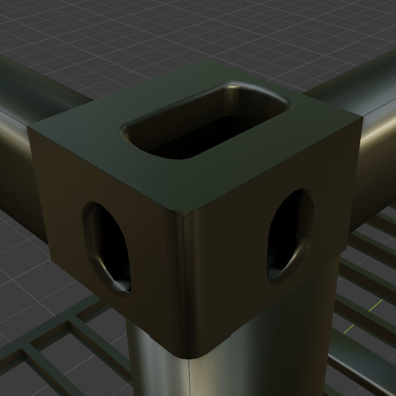 Basic Intermodal Shipping Container Frame free 3D model | CGTrader