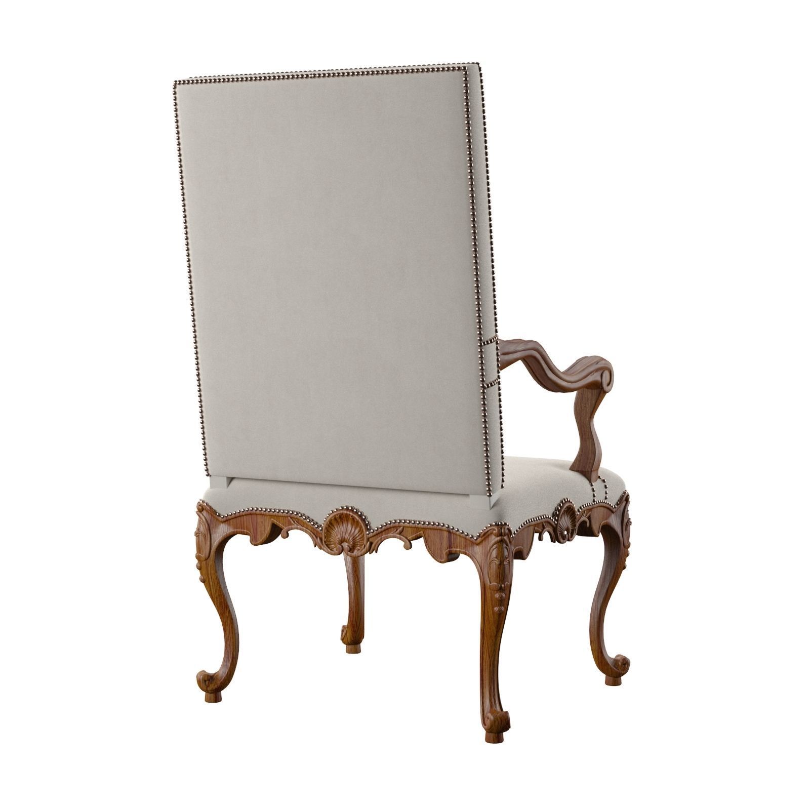 Armchair Massant Regence RTFA10 3D model_3