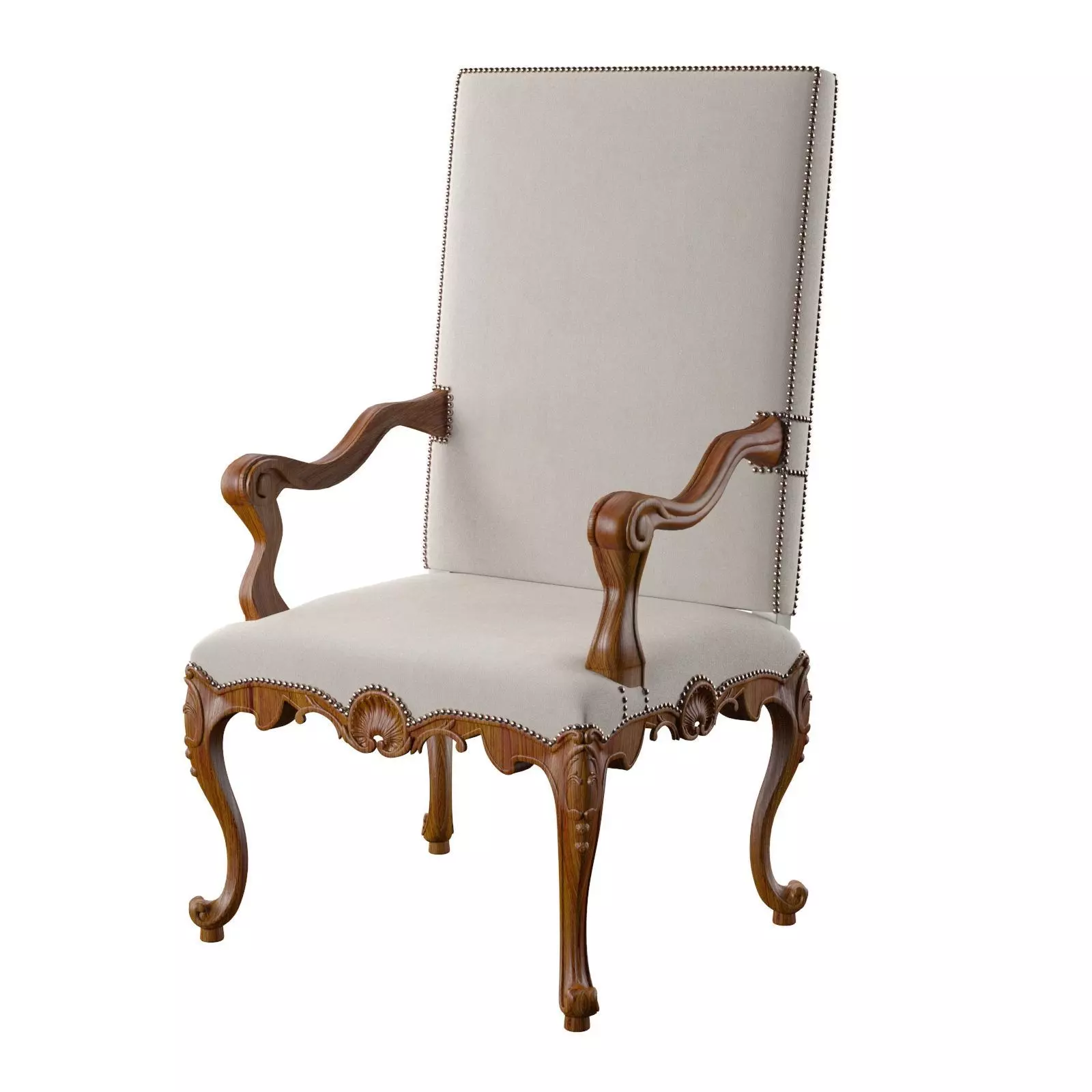 Armchair Massant Regence RTFA10 3D model_0