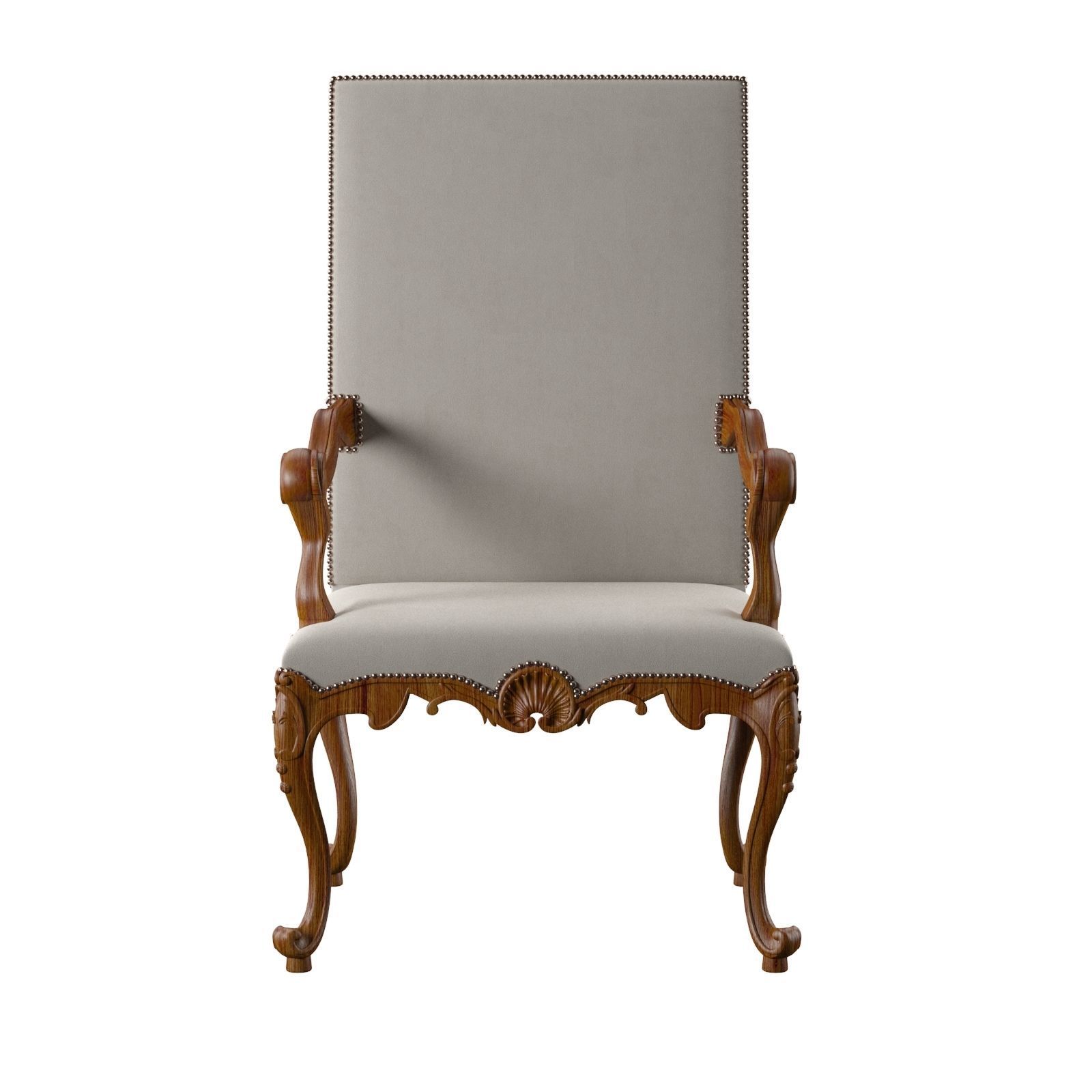 Armchair Massant Regence RTFA10 3D model_1