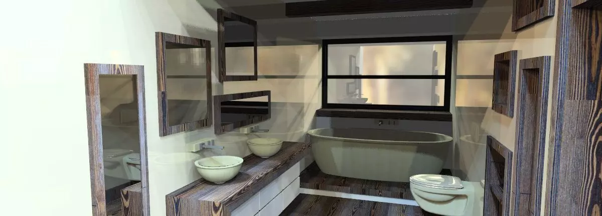 hshhshg tiny house bathroom Free 3D model