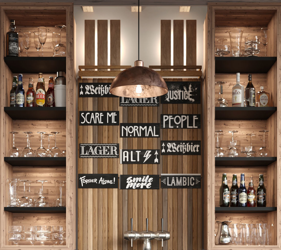 Bar 12 Alcohol 3D model_4