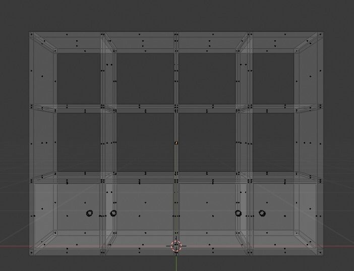 Library bookcase - bedroom furniture sets home Free low-poly 3D model_4