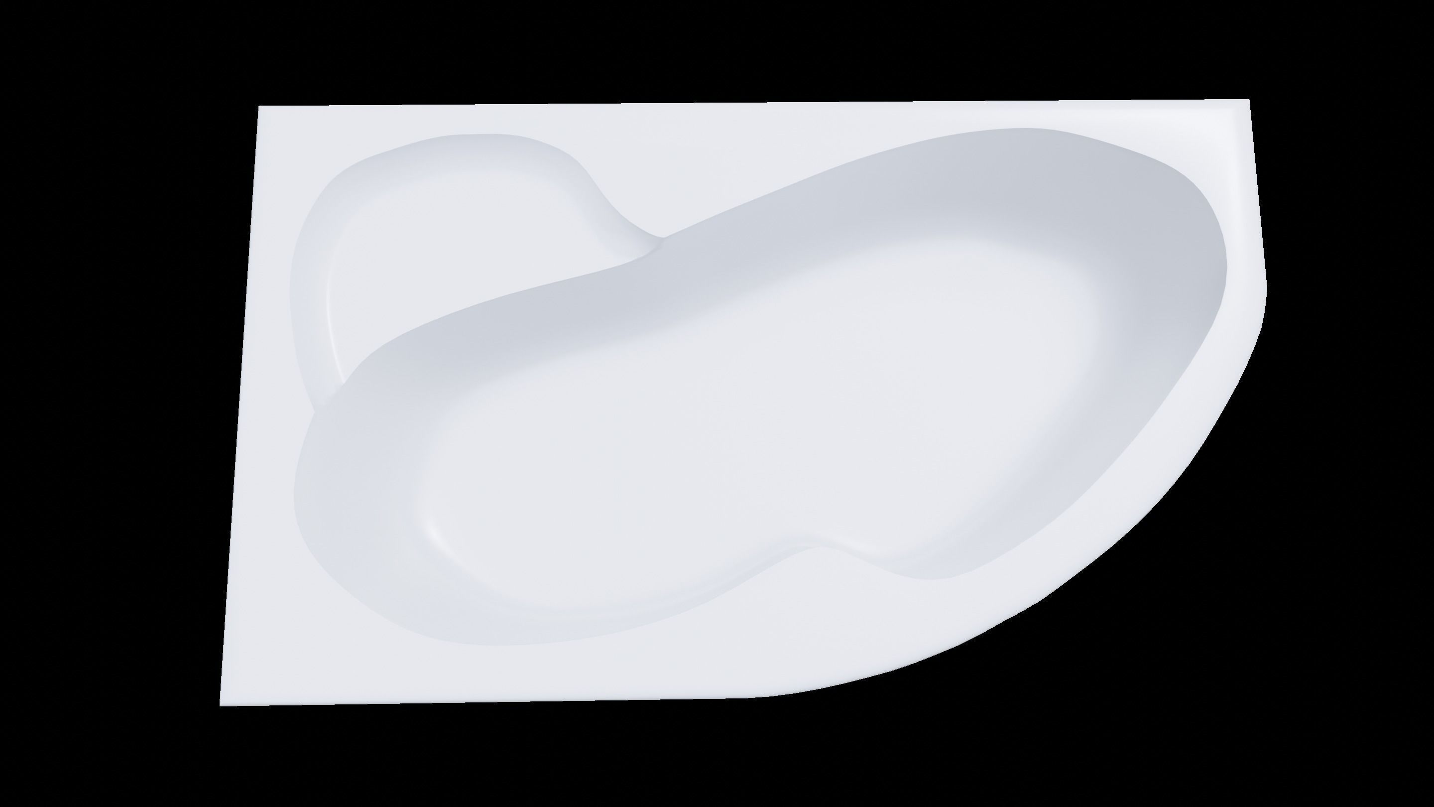 White Bath 3D model_10