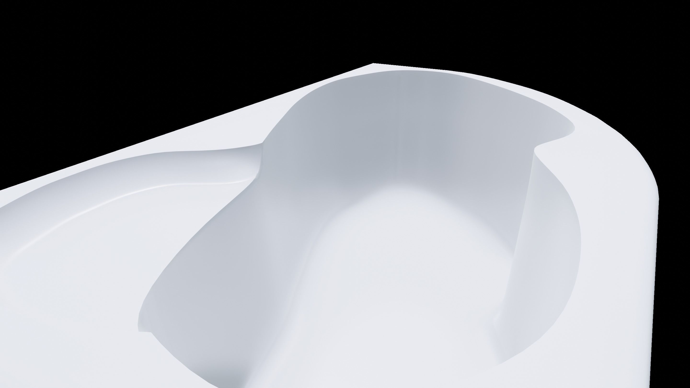White Bath 3D model_14