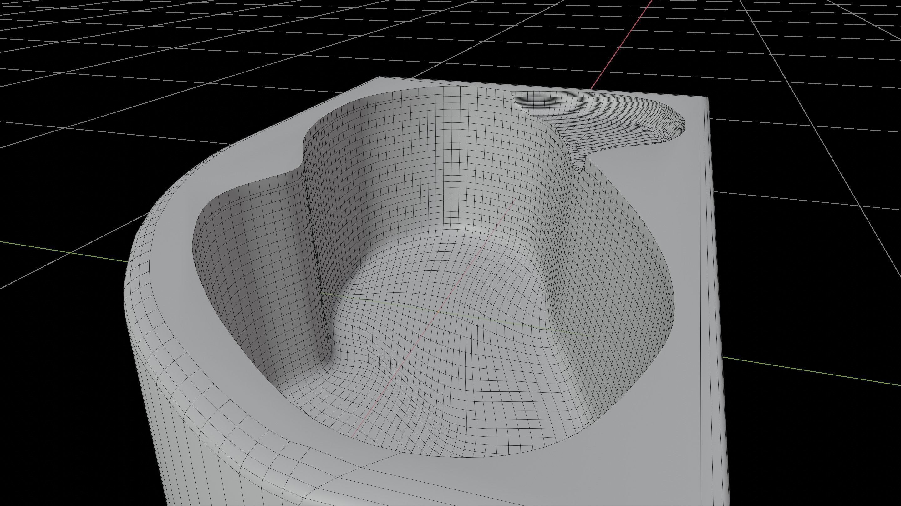 White Bath 3D model_13