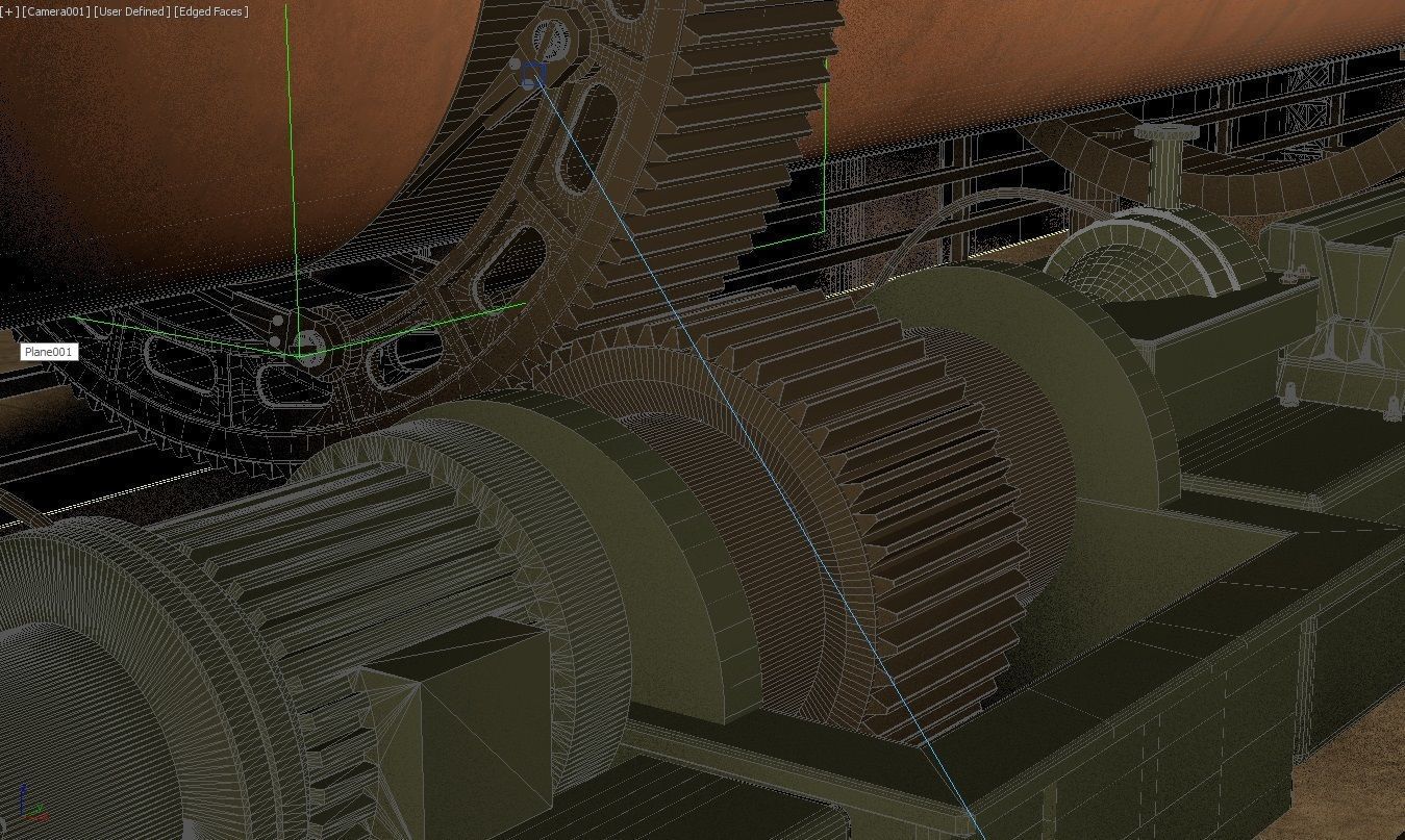 Cement Plant animated 3D model_4