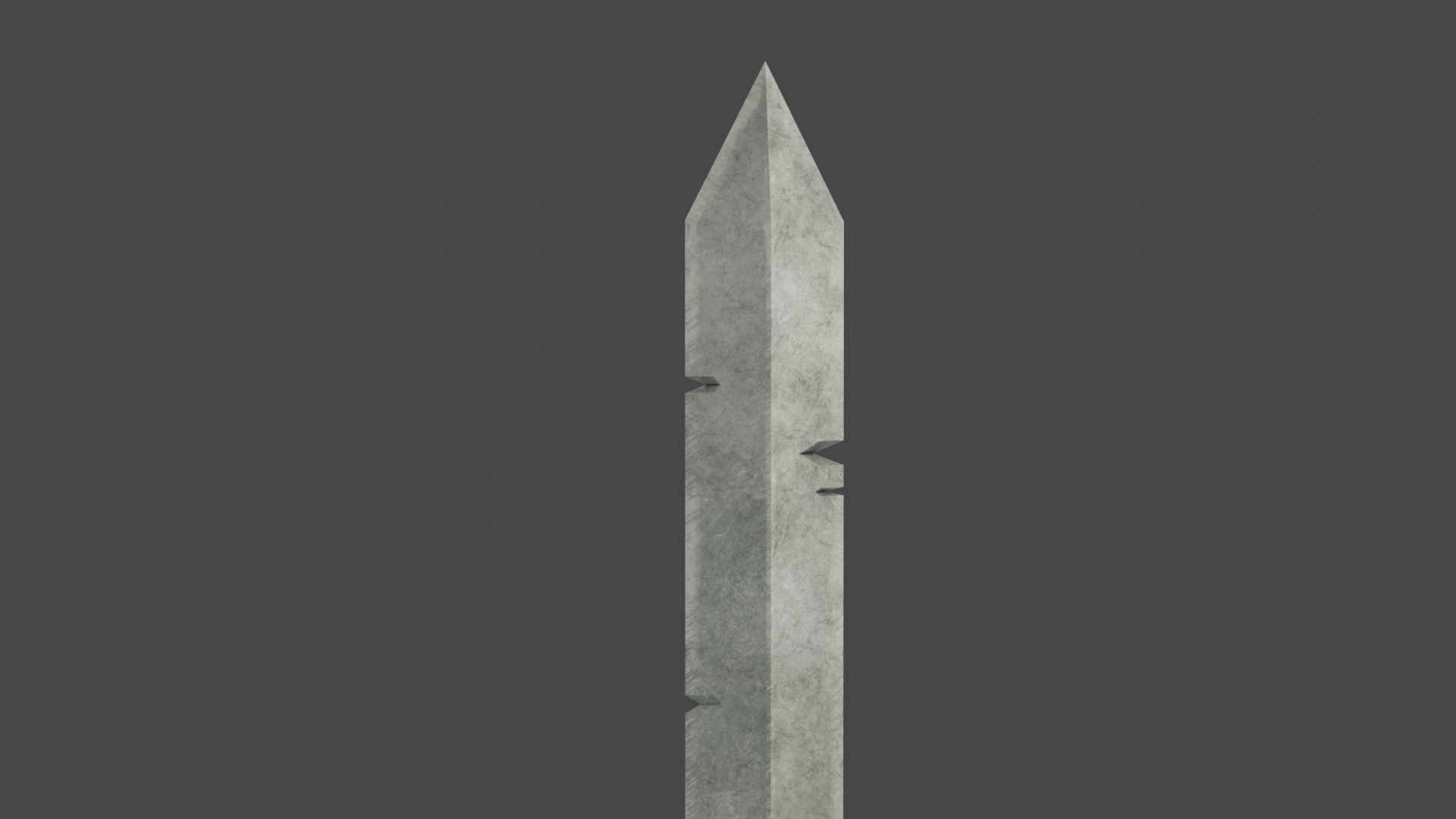 Stylized Medieval Sword 1 Low-poly 3D model_3