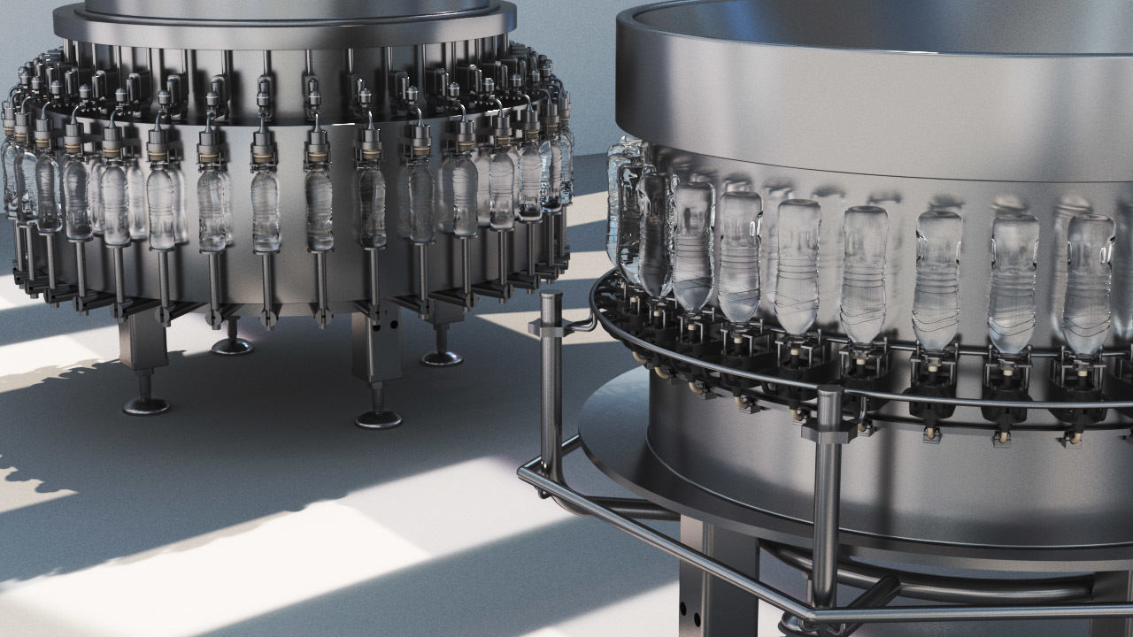 3D Pet Bottle Water Filling Machine