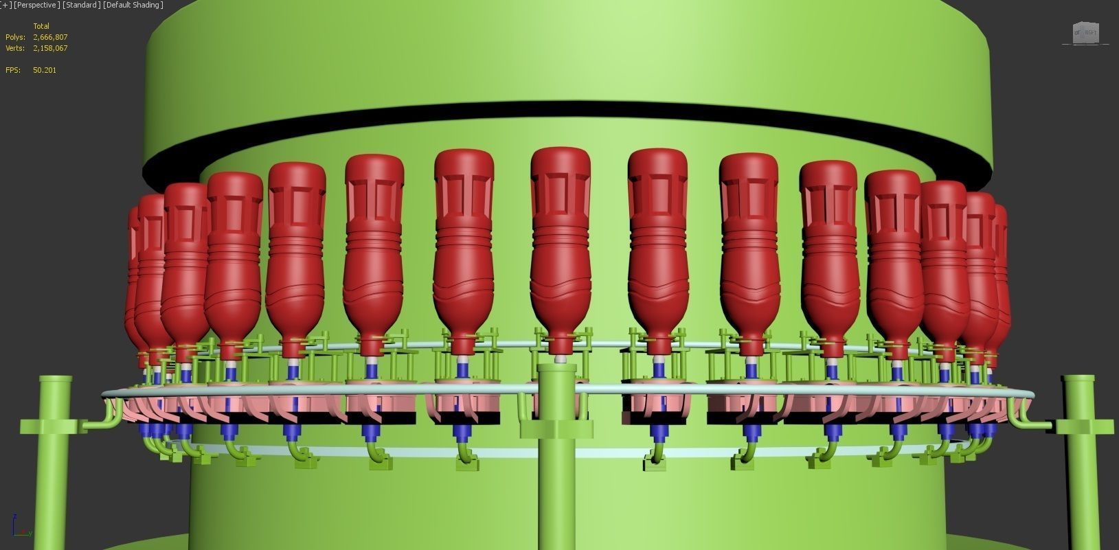 3D Pet Bottle Water Filling Machine 3D model_3