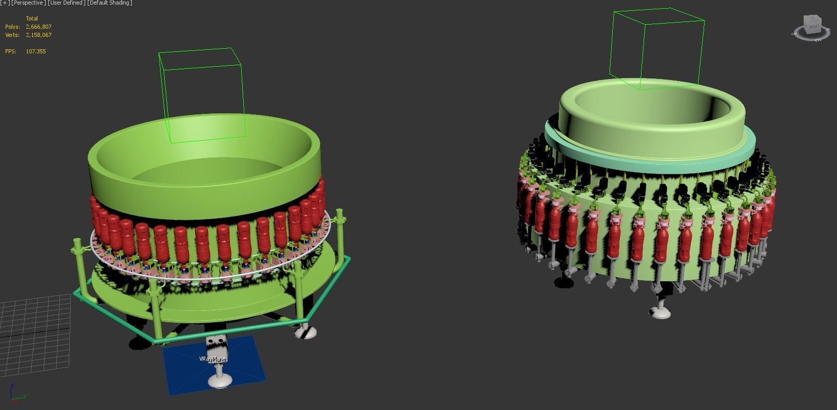 3D Pet Bottle Water Filling Machine 3D model_4
