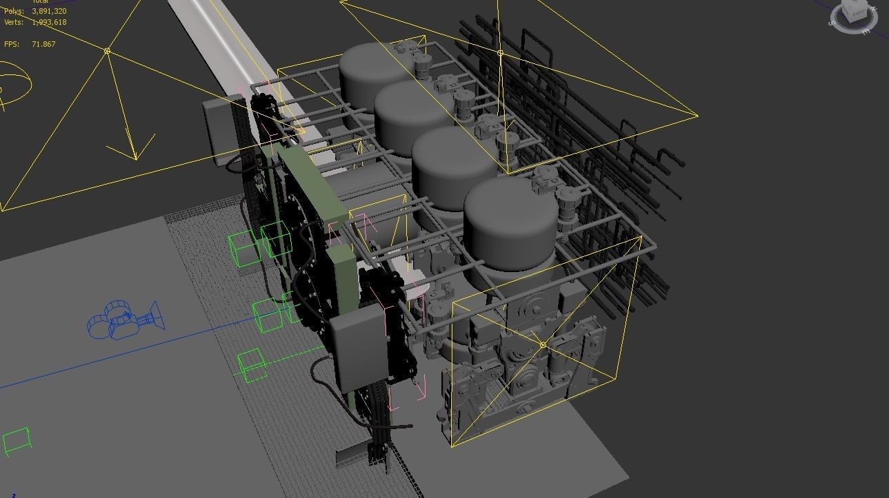 3D model Factory interior 3D model_4