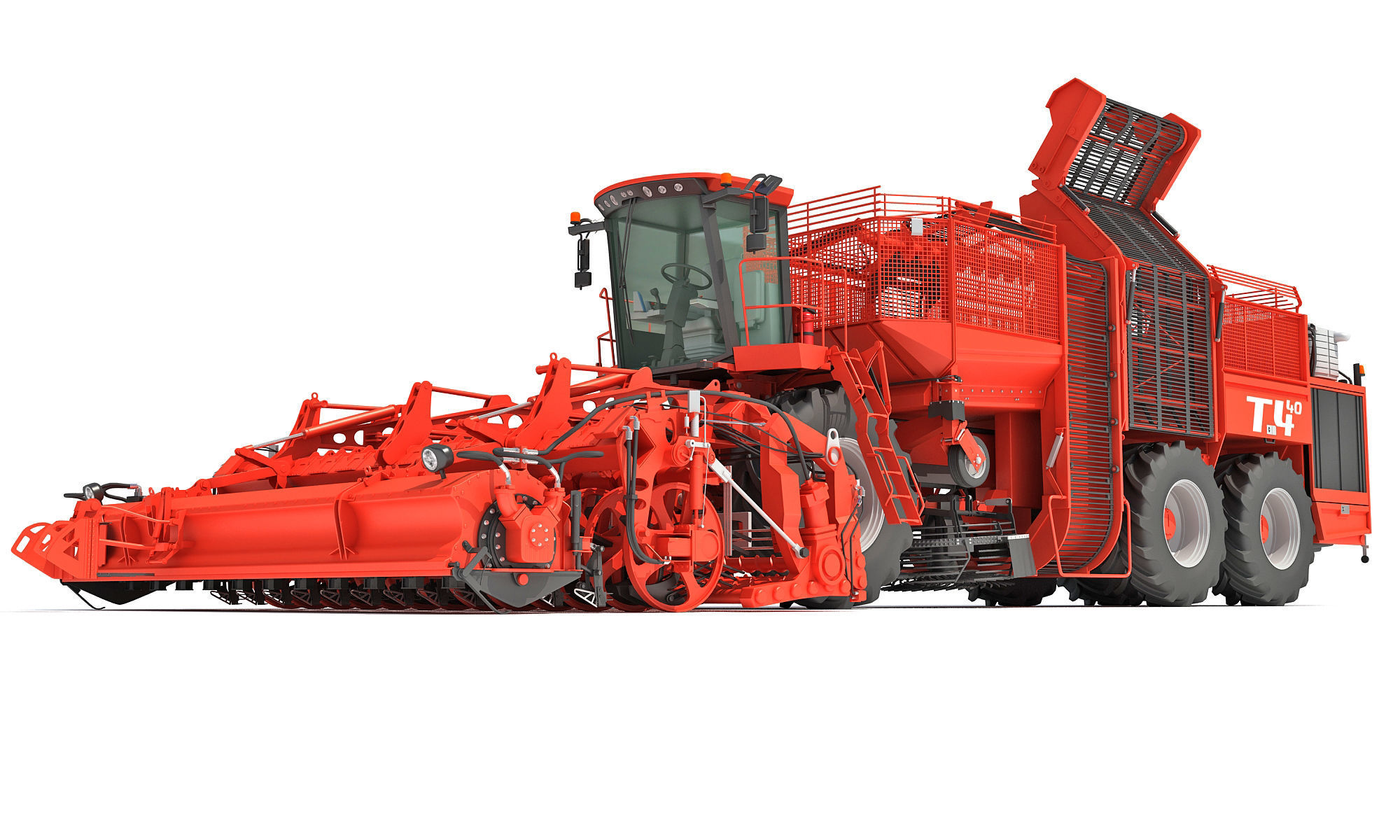 Holmer Potatoes Sugar Beet Harvester 3D model_5