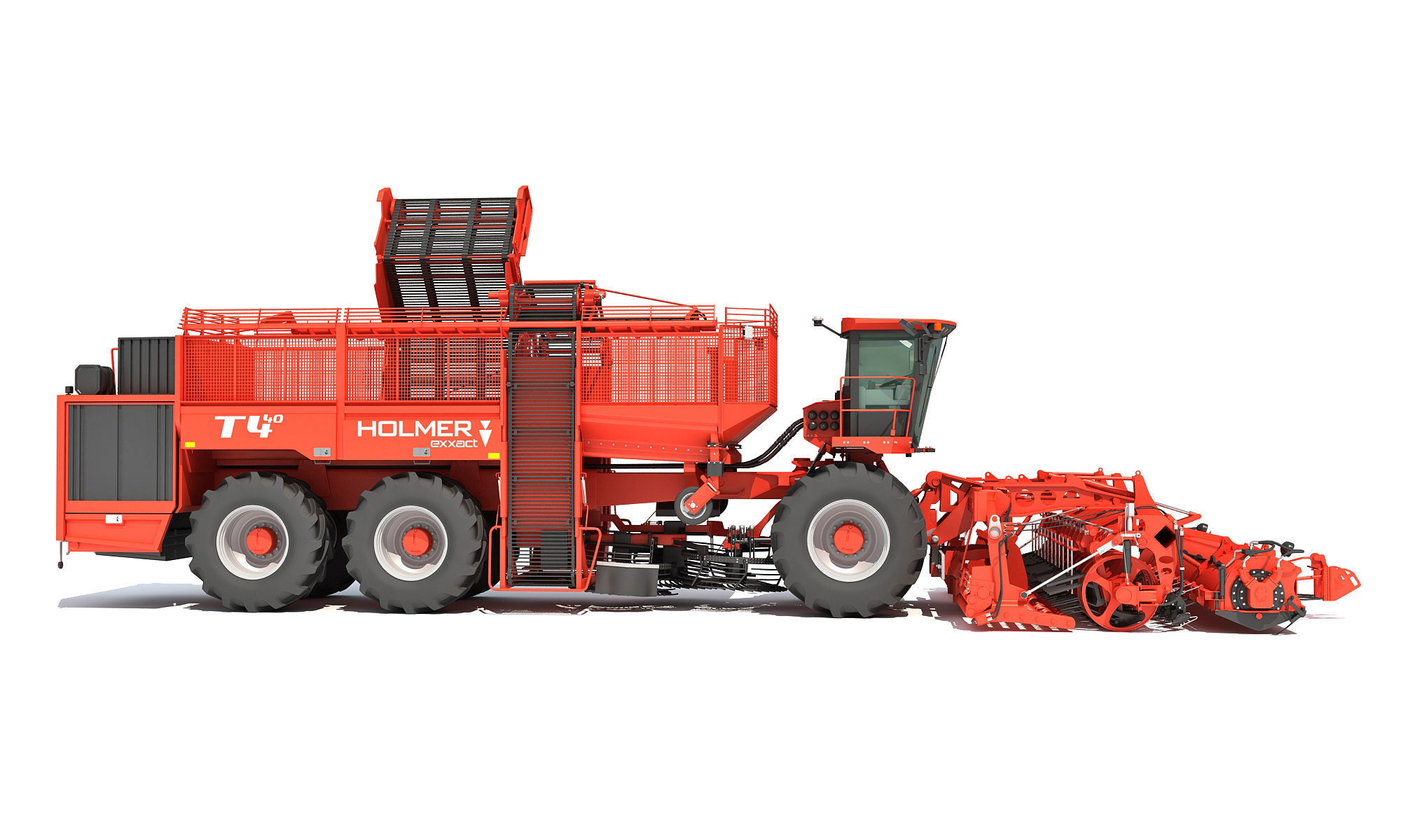 Holmer Potatoes Sugar Beet Harvester 3D model_1