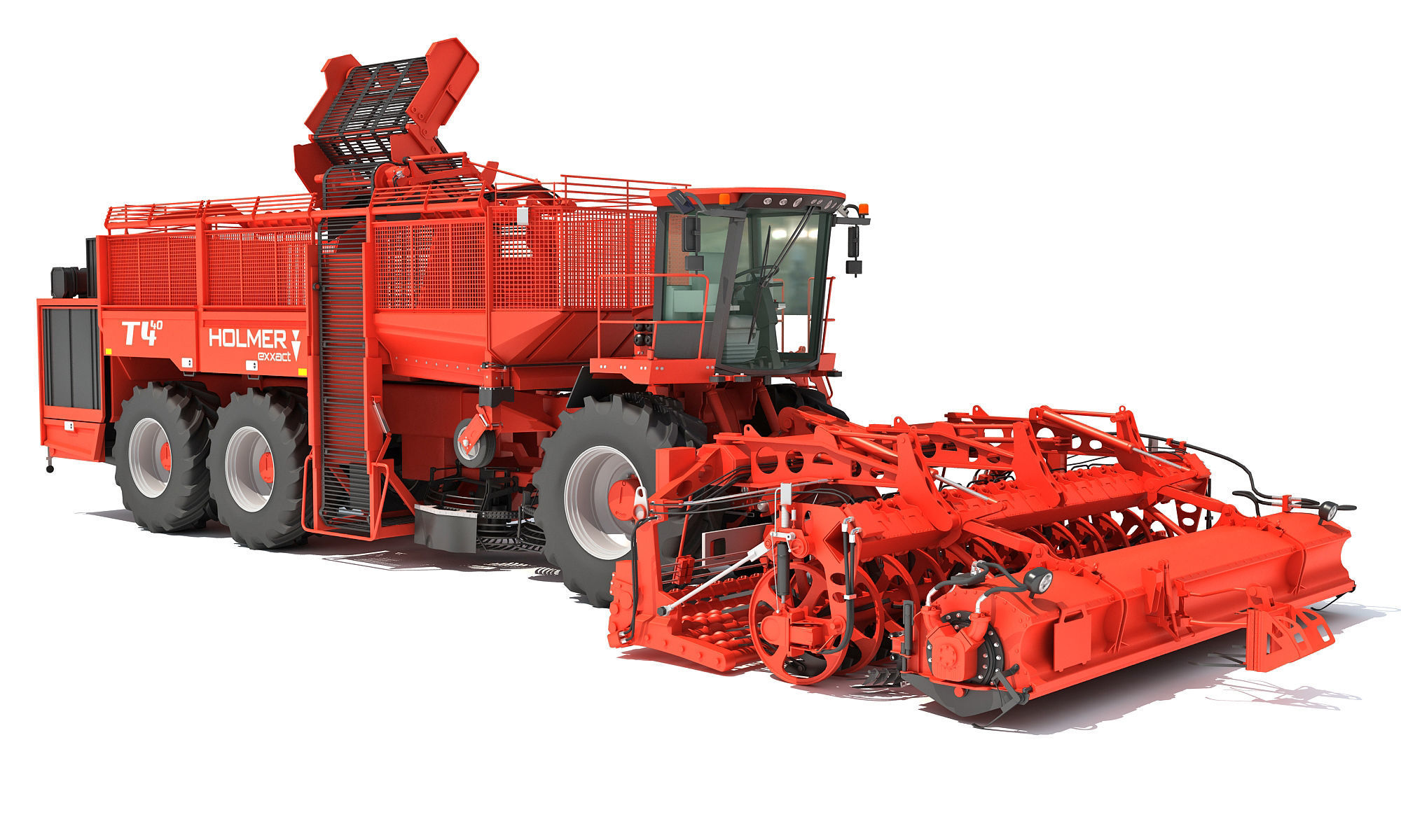 Holmer Potatoes Sugar Beet Harvester 3D model_9