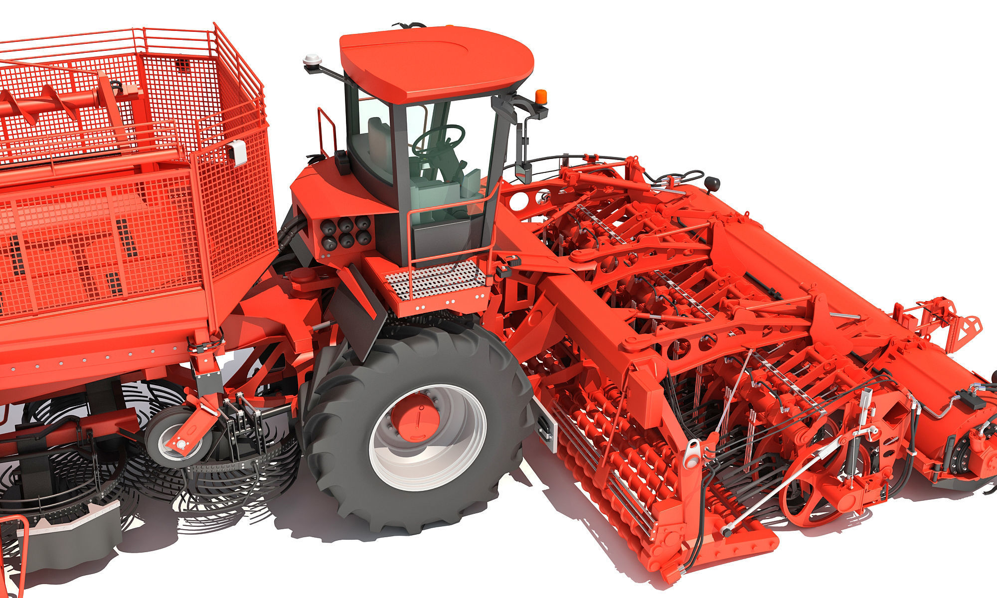 Holmer Potatoes Sugar Beet Harvester 3D model_21