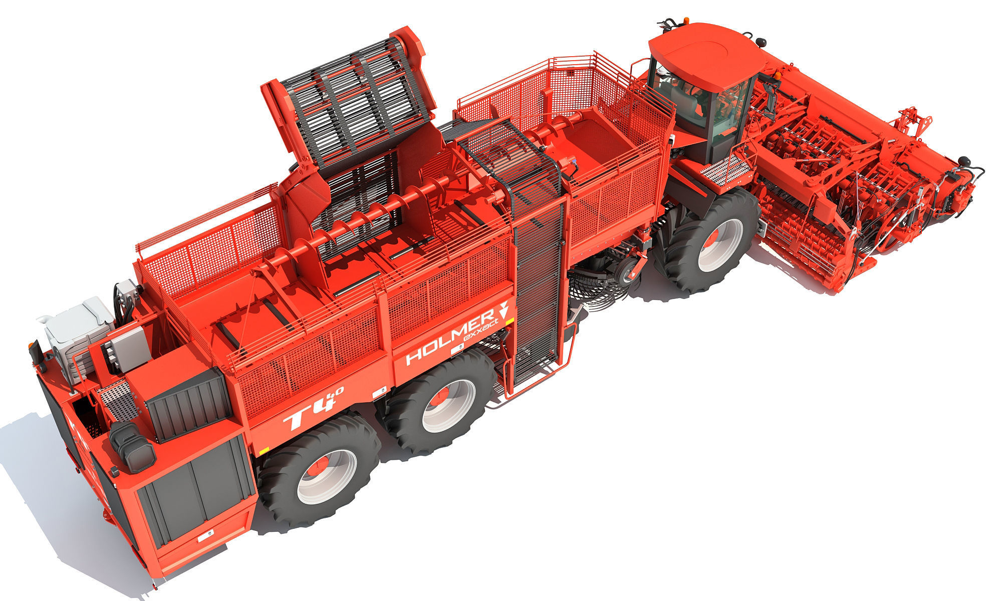 Holmer Potatoes Sugar Beet Harvester 3D model_13