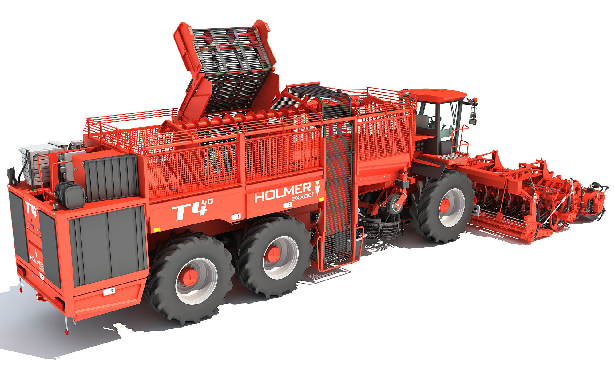 Holmer Potatoes Sugar Beet Harvester 3D model_8