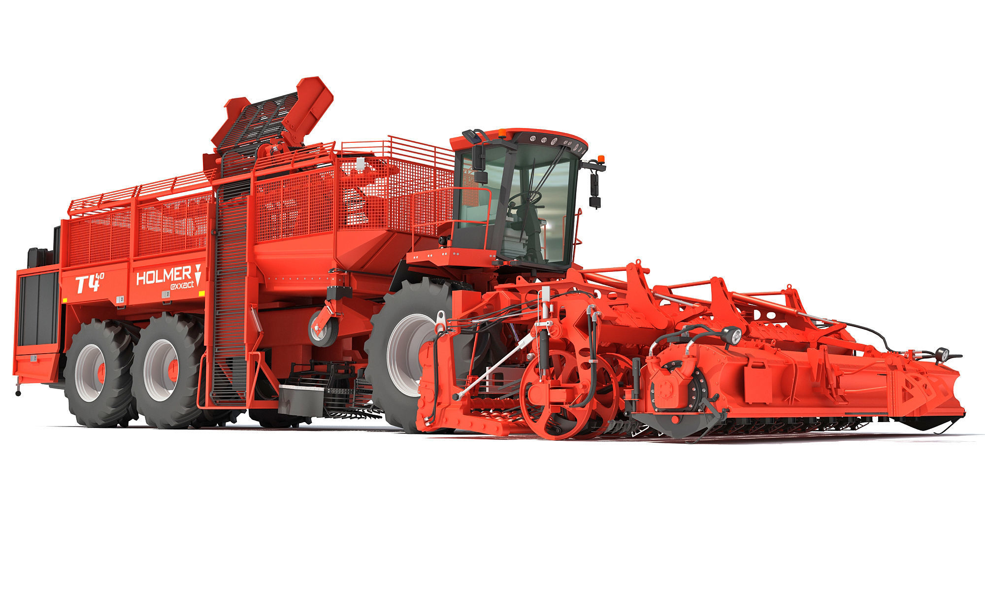 Holmer Potatoes Sugar Beet Harvester 3D model_2
